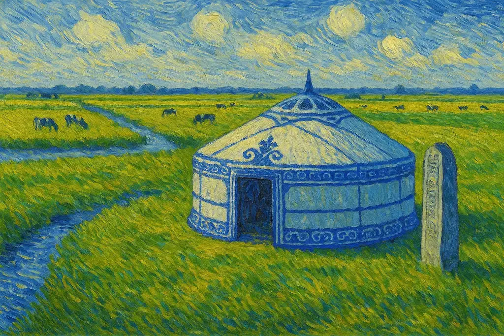 Skyyurt onder de hemel